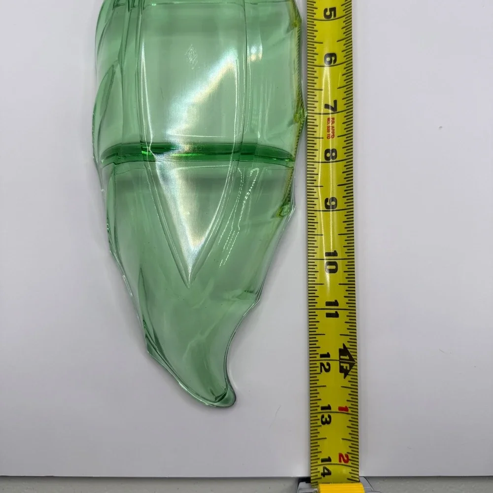 Heisey Glass Moongleam green 13